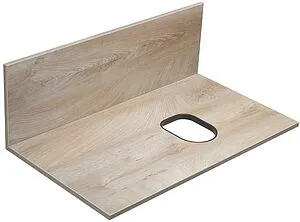 Тумба-умывальник подвесная Aquaton Мишель 80 дуб эндгрейн 1A2445K4MIDU0, 5