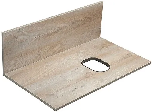 Тумба-умывальник подвесная Aquaton Мишель 80 дуб эндгрейн 1A2445K4MIDU0