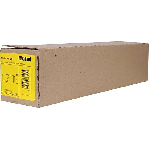 Коаксиальный удлинитель Ø 60/100мм L=500мм (Al) Vaillant 303801