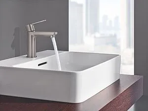 Смеситель для раковины Grohe Lineare полированная сталь 32109DC1, 4