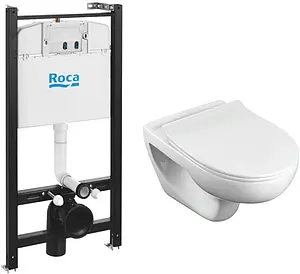 Комплект 4 в 1 Roca Victoria Rimless 893105010 Комплект 4 в 1 Roca Victoria Rimless 893105010, 1