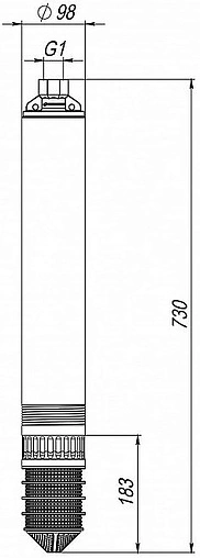 Насос скважинный центробежный 4" Джилекс Водомет 40/50 БК ок 4051 Насос скважинный центробежный 4" Джилекс Водомет 40/50 БК ок 4051