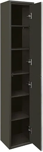 Шкаф-пенал подвесной Aquaton Уэльс 30 графит 1A267703WA6A0