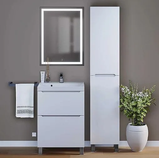 Тумба под умывальник напольная Uperwood UPD Tanos 60 белый матовый 291120329