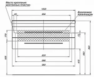 Тумба-умывальник подвесная Aquanet Верона 100 белый 00175382+00158753 Тумба-умывальник подвесная Aquanet Верона 100 белый 00175382+00158753, 3