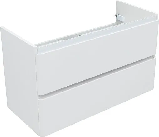 Тумба-умывальник подвесная Aquanet Эмбер 105 белый матовый 00330469+11105-KL