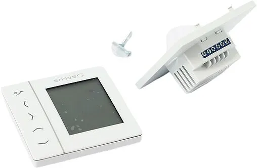 Проводной комнатный терморегулятор НО/НЗ 230В Salus EXPERT NSB белый VS30W