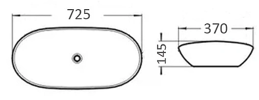 Раковина Comforty 72.5 белый 7811B Раковина Comforty 72.5 белый 7811B