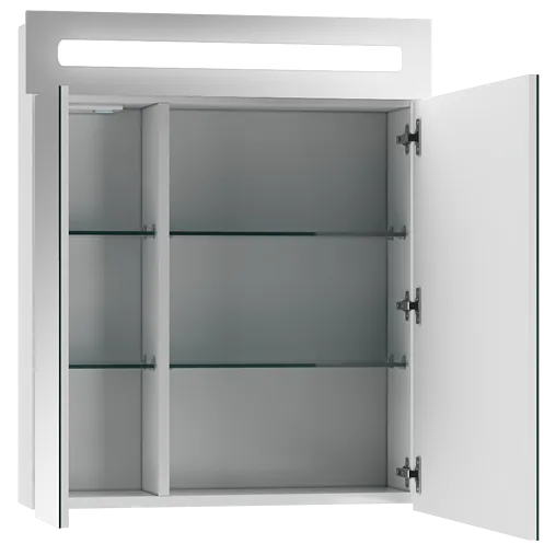 Шкаф-зеркало Домино Аврора 60 белый DV8005HZ