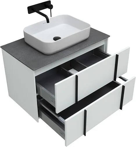 Тумба под умывальник подвесная Allen Brau Reality 80 белый 1.32005.WM