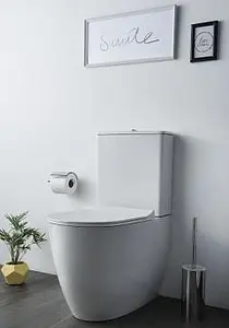 Унитаз-компакт безободковый VitrA Sento Rim-ex белый 9830B003-7203, 4