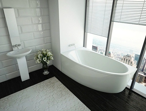 Ванна акриловая Aquatek Дива 150х90 L DIV150-0000001