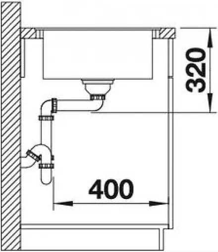 Мойка кухонная Blanco Elon XL 6 S-F 77 кофе 524859