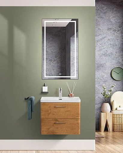 Тумба под умывальник подвесная BelBagno DUE 50 Rovere Nature DUE-500-2C-SO-RN-P