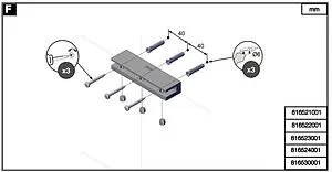 Полка Roca Nuova хром 816524001, 5