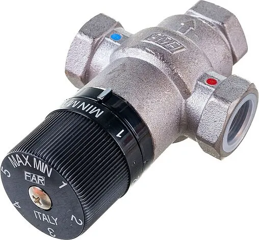 Трехходовой термостатический смесительный клапан ½&quot; +25...+65°С Kvs 2.2 Far Termo FA 3950 12