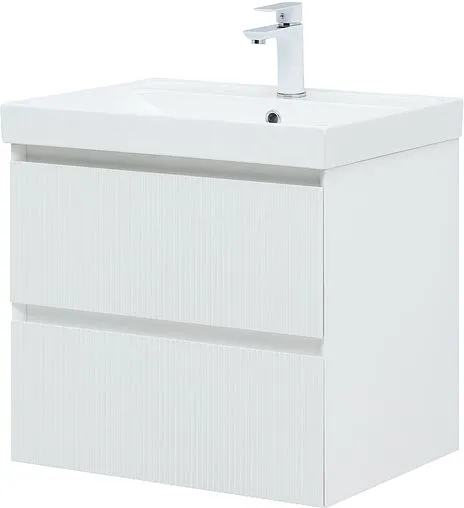 Тумба под умывальник подвесная Aquanet Альтера 60 белый матовый 00337154