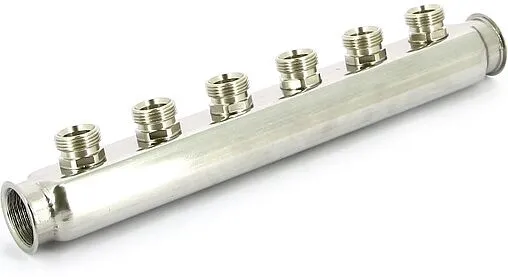 Коллектор распределительный проходной 6 отводов 1&quot;в/в x ¾&quot;ек Uni-fitt 430I4306