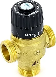 Трехходовой термостатический смесительный клапан ¾&quot; +30...+65°С Kvs 1.8 Uni-Fitt 353G2230, 1
