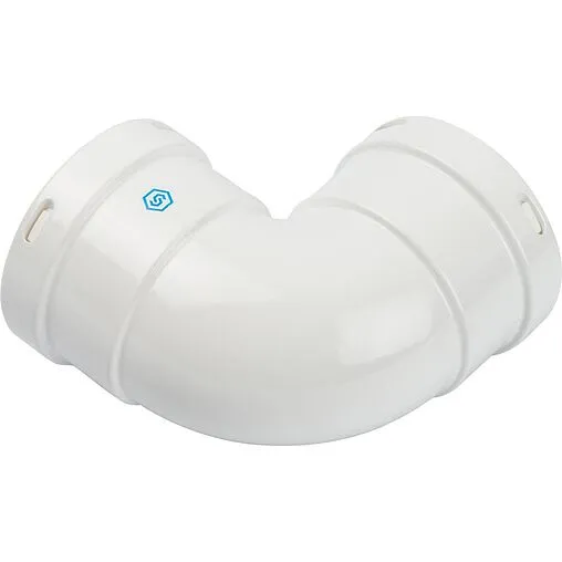 Колено для дымохода Ø 80мм ∠ 90° (Al) Stout SCA-0080-020090