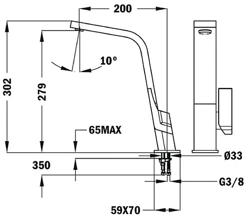 Смеситель для кухни Teka IC 915 белая эмаль 33915020W