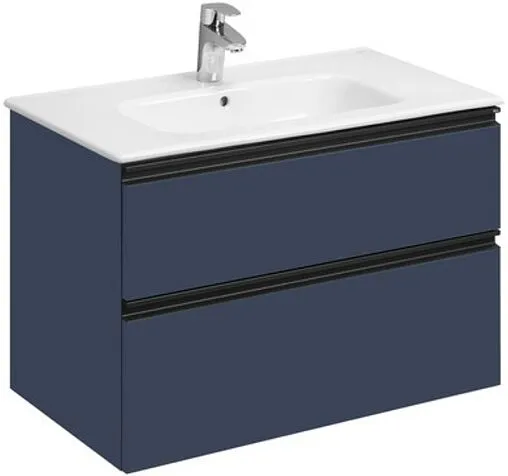 Тумба под умывальник подвесная Roca Domi 80 синий ZRU9307868