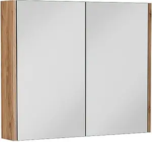 Шкаф-зеркало ISVEA Trio 80 орех 24TR2062081I Шкаф-зеркало ISVEA Trio 80 орех 24TR2062081I, 1