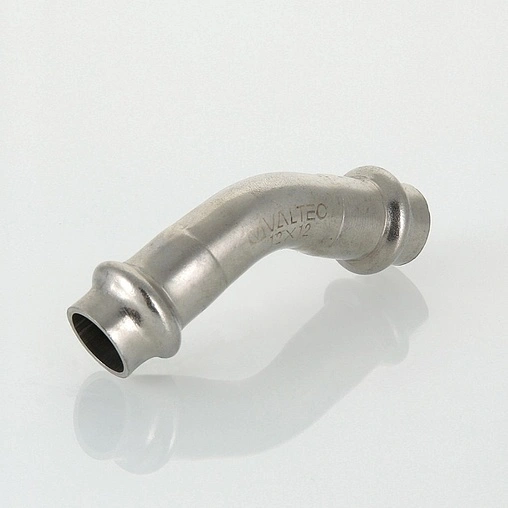 Уголок пресс двухраструбный 35мм угол 45° Valtec VT.INOX-PRESS VTi.959.I.003535