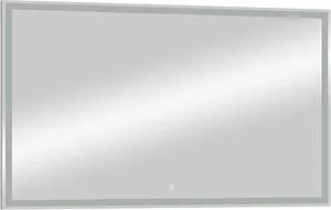 Зеркало с подсветкой Continent Mercury Led 140x70 с музыкальным блоком, с подогревом белый ЗЛП2132 Зеркало с подсветкой Continent Mercury Led 140x70 с музыкальным блоком, с подогревом белый ЗЛП2132, 1