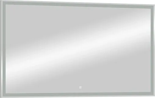 Зеркало с подсветкой Continent Mercury Led 140x70 с музыкальным блоком, с подогревом белый ЗЛП2132