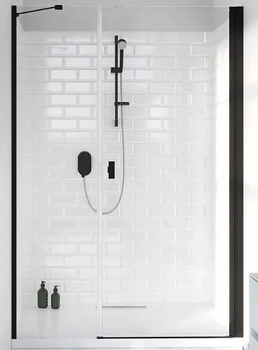 Дверь в нишу 1100мм прозрачное стекло Radaway NES Black DWS I 110 R 10028110-54-01R