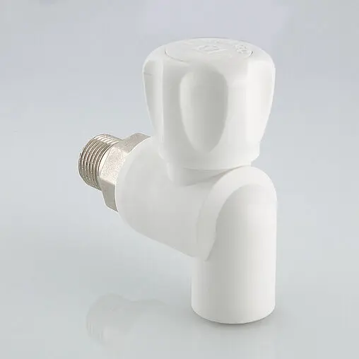 Кран шаровый с американкой угловой и переходом на пп трубу 25мм x ¾&quot;н Valtec VTp.718.0.02505