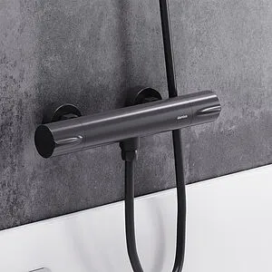 Термостат для душа Damixa Scandinavian Pure чёрный матовый 366000300, 4