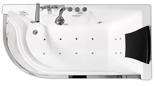 Ванна акриловая с гидромассажем Gemy 165x80 R G9227 E R, 3