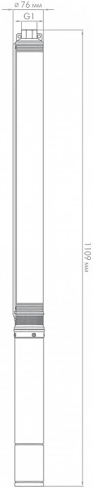 Насос скважинный центробежный 3&quot; Джилекс Водомет 3ДК 45/85 5605