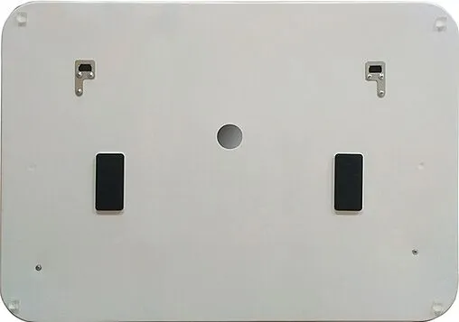 Зеркало с подсветкой Continent Demure Led 100x70 с музыкальным блоком, с подогревом белый ЗЛП259