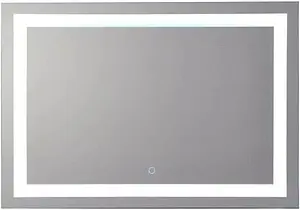 Зеркало с подсветкой Continent Rimini Led 120 с часами ЗЛП164, 1