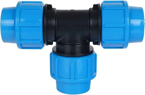 Тройник компрессионный соединительный 32мм x 32мм x 32мм Джилекс 9335