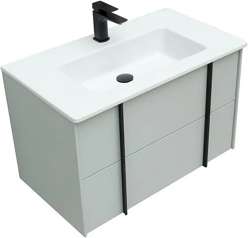 Тумба под умывальник подвесная Allen Brau Reality 80 папирус 1.32005.PWM