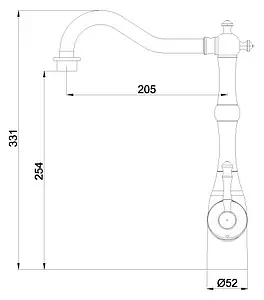 Смеситель для кухни Lemark Expert нержавеющая сталь LM5081S Смеситель для кухни Lemark Expert нержавеющая сталь LM5081S, 2