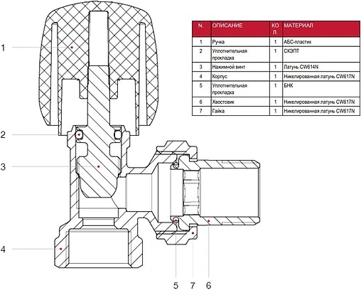 Вентиль регулирующий угловой ½&quot; в/н Itap 3940012