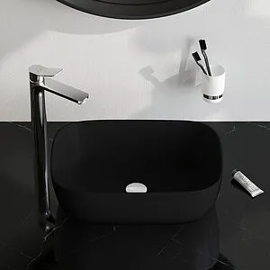 Раковина Am.Pm Func 45 черный матовый M8FWCC10450BM Раковина Am.Pm Func 45 черный матовый M8FWCC10450BM, 4