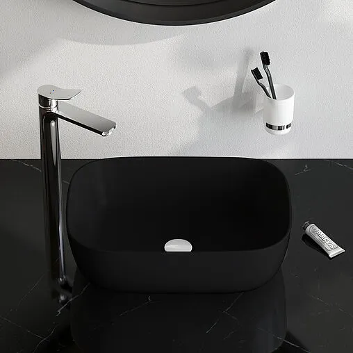 Раковина Am.Pm Func 45 черный матовый M8FWCC10450BM Раковина Am.Pm Func 45 черный матовый M8FWCC10450BM