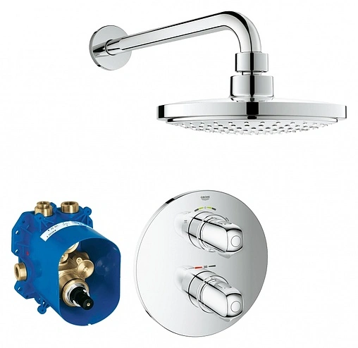 Душевая система с термостатом для душа Grohe Grohtherm 1000 New хром 34582000