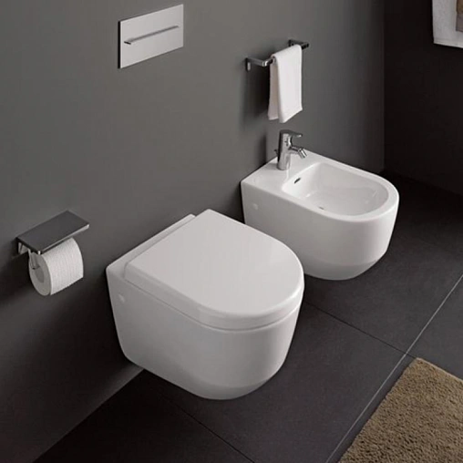 Крышка-сиденье для унитаза с микролифтом Laufen Pro белый 8.9695.1.300.000.1 Крышка-сиденье для унитаза с микролифтом Laufen Pro белый 8.9695.1.300.000.1