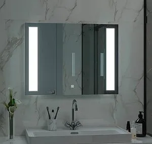 Зеркало с подсветкой Continent Glossy Led 80x60 белый ЗЛП51 Зеркало с подсветкой Continent Glossy Led 80x60 белый ЗЛП51, 4