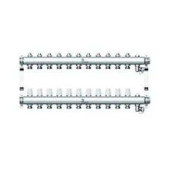 Группа коллекторная без расходомеров 11 отводов 1"в/в x ¾"ек Wester W903.11