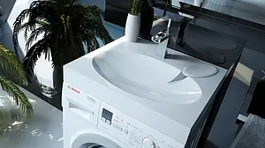 Раковина Andrea Comfort 60 белый Раковина Andrea Comfort 60 белый, 3