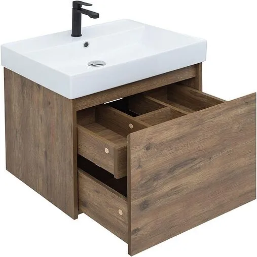 Тумба под умывальник Aquanet Nova Lite 60 дуб рустикальный 00249511