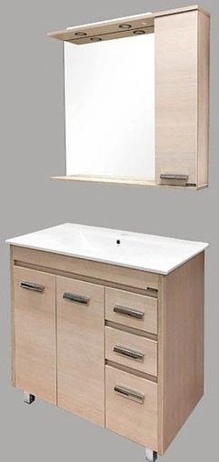 Тумба-умывальник напольная Comforty Марио 90 сосна лоредо 00004152033CF